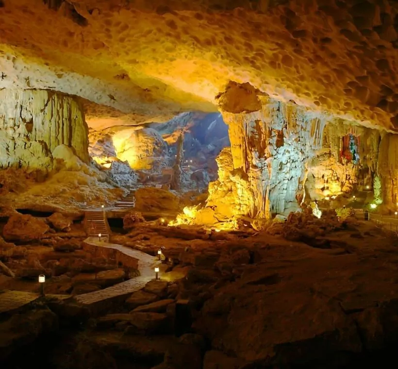 Thien Canh Son Cave - Top destinations in Bai Tu Long Bay, Vietnam