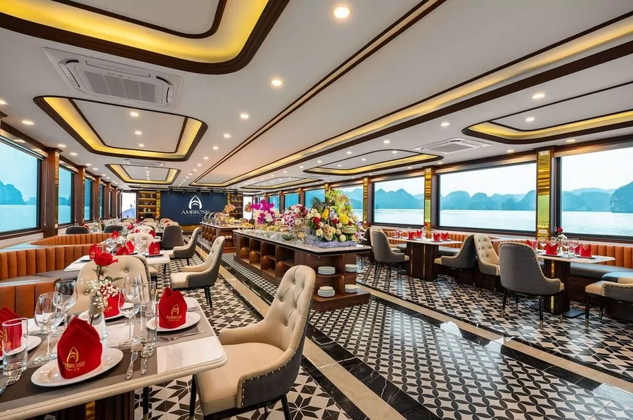 Ambrose Day Cruise - one of the best day cruises in Halong Bay