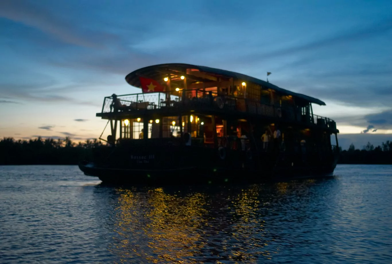 Sunset on board