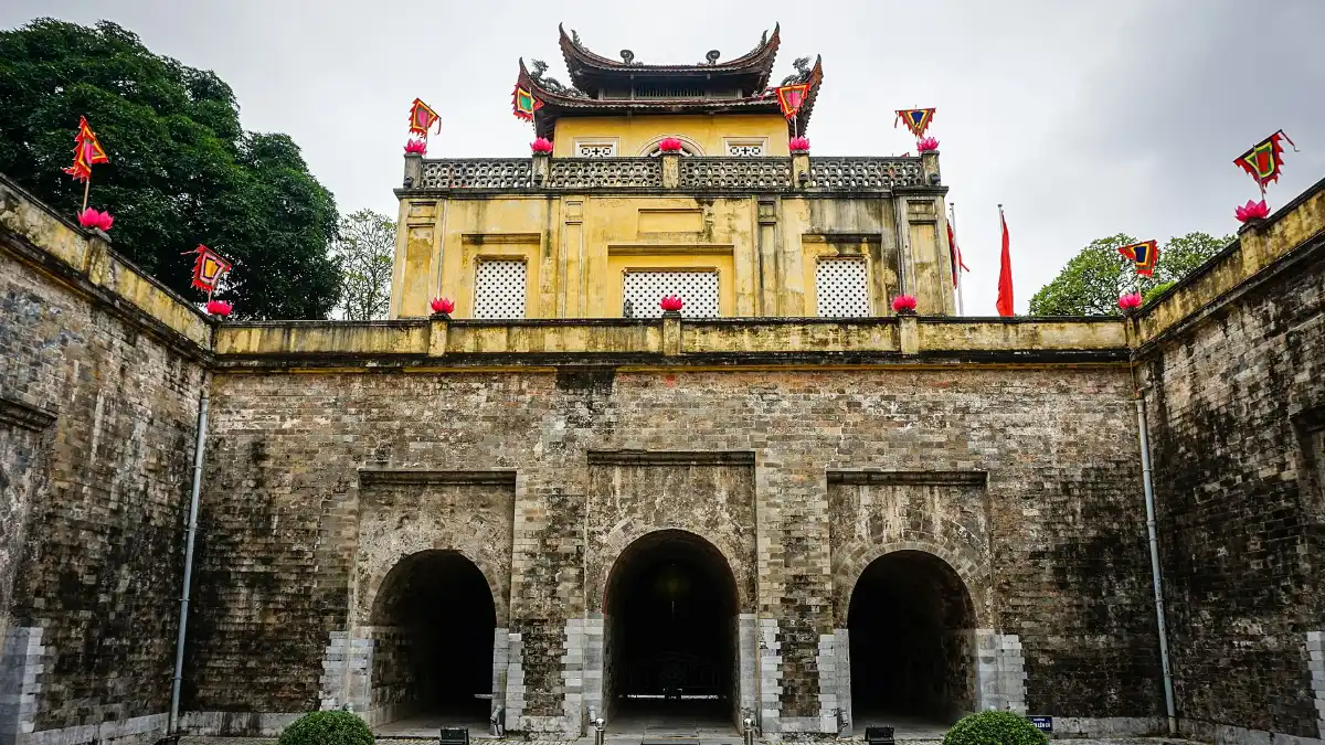 Central Sector of the Imperial Citadel of Thang Long Inner courtyard and Doan Mon gate in the Central Sector of the Imperial Citadel of Thang Long, Hanoi