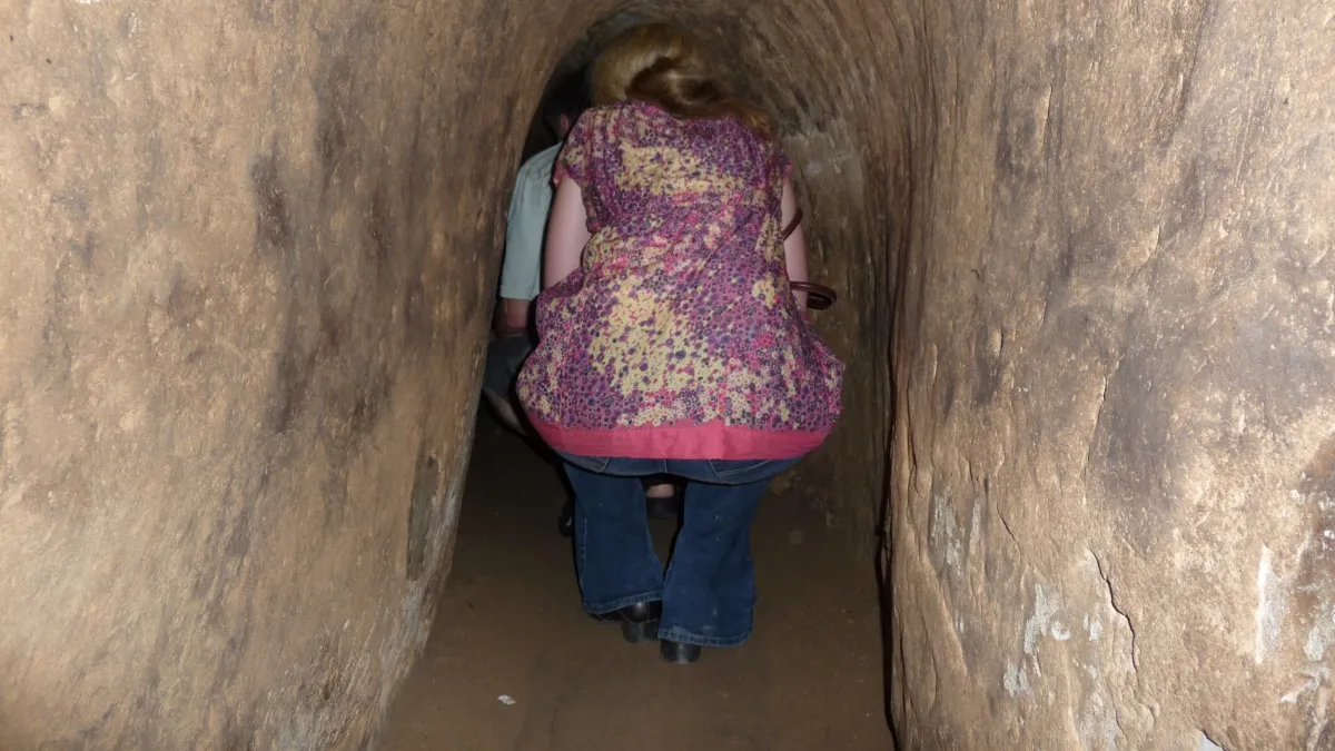 Cu Chi Tunnels – Inside a Tunnel