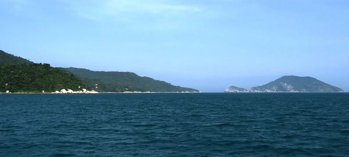 Clear water and coast of Cu Lao Cham Marine Park