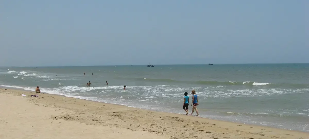 Cua Dai Beach on the coast near Hoi An