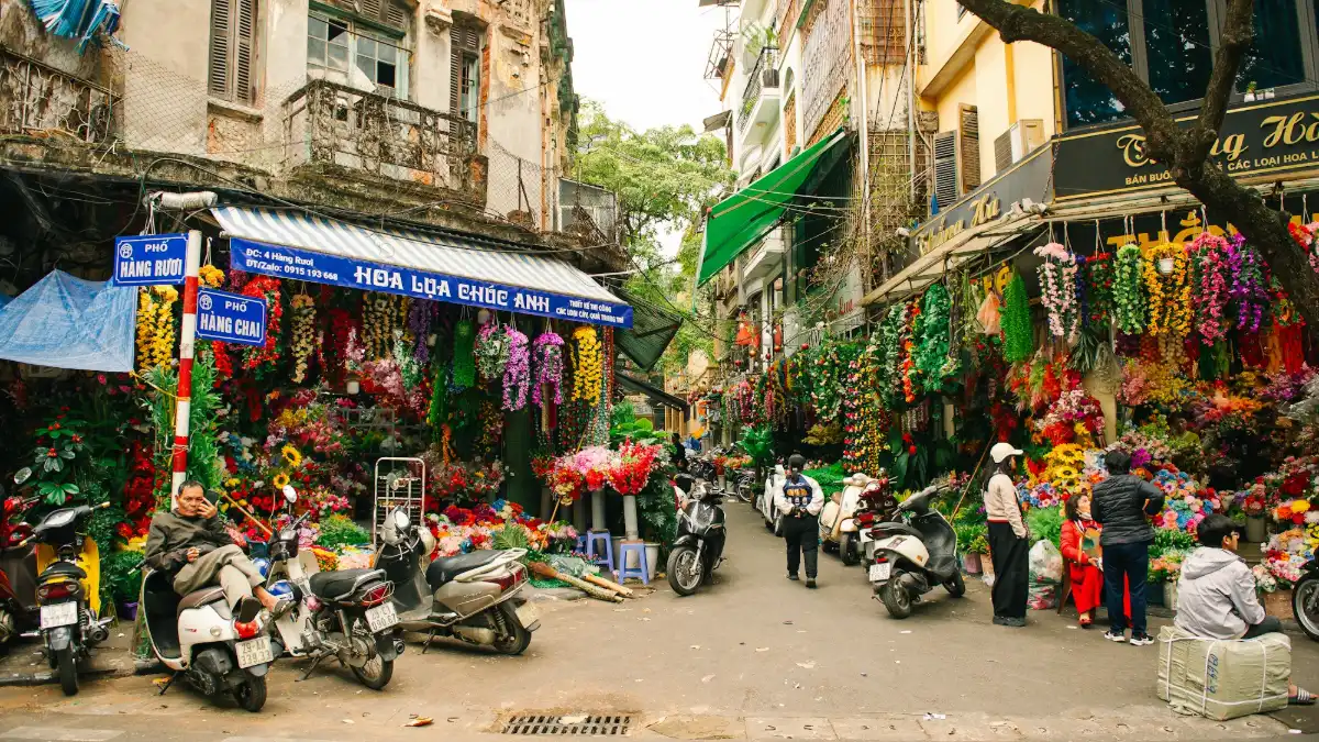 Street Market in Central Hanoi
