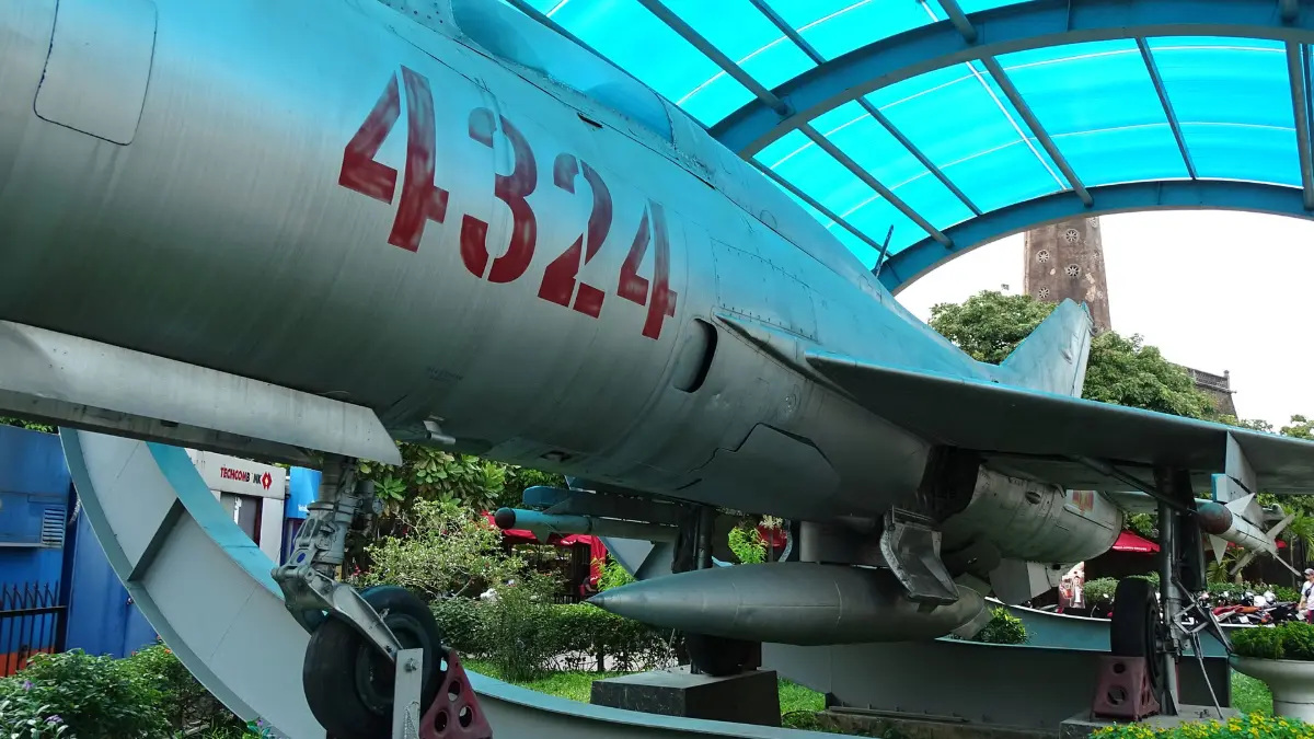 MiG-21 at the Vietnam Military History Museum MiG-21 fighter jet on display at the Vietnam Military History Museum, Hanoi