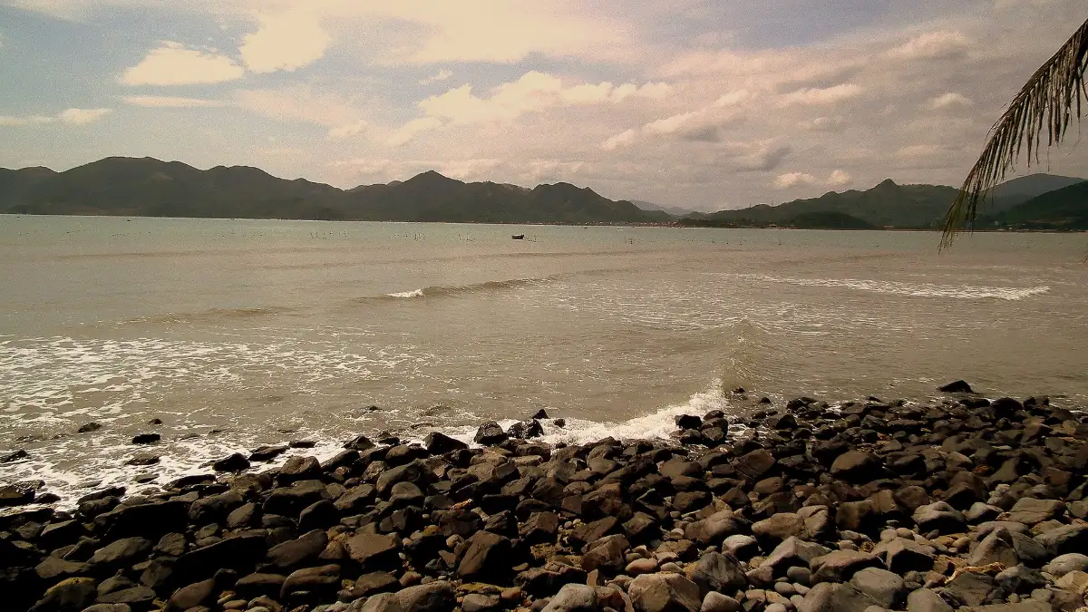 Rocky Shore at Monkey Island, Nha Trang Rocky shore and sea at Monkey Island (Hon Lao), Nha Trang