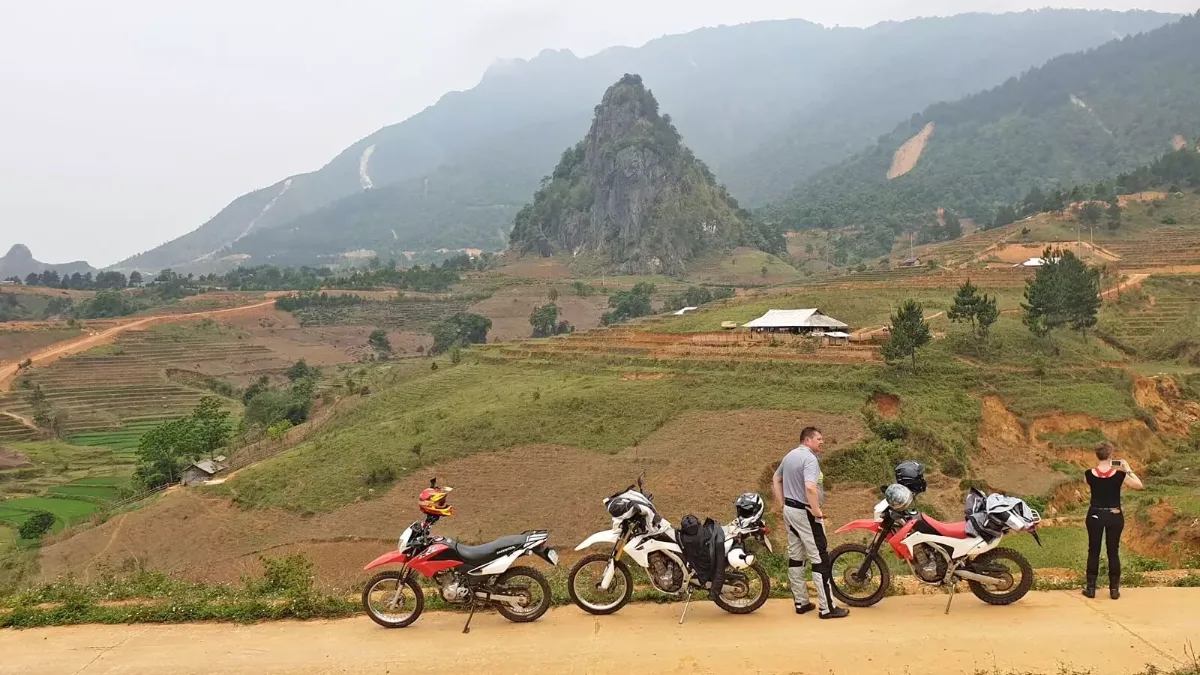 Highland valley near Mu Cang Chai