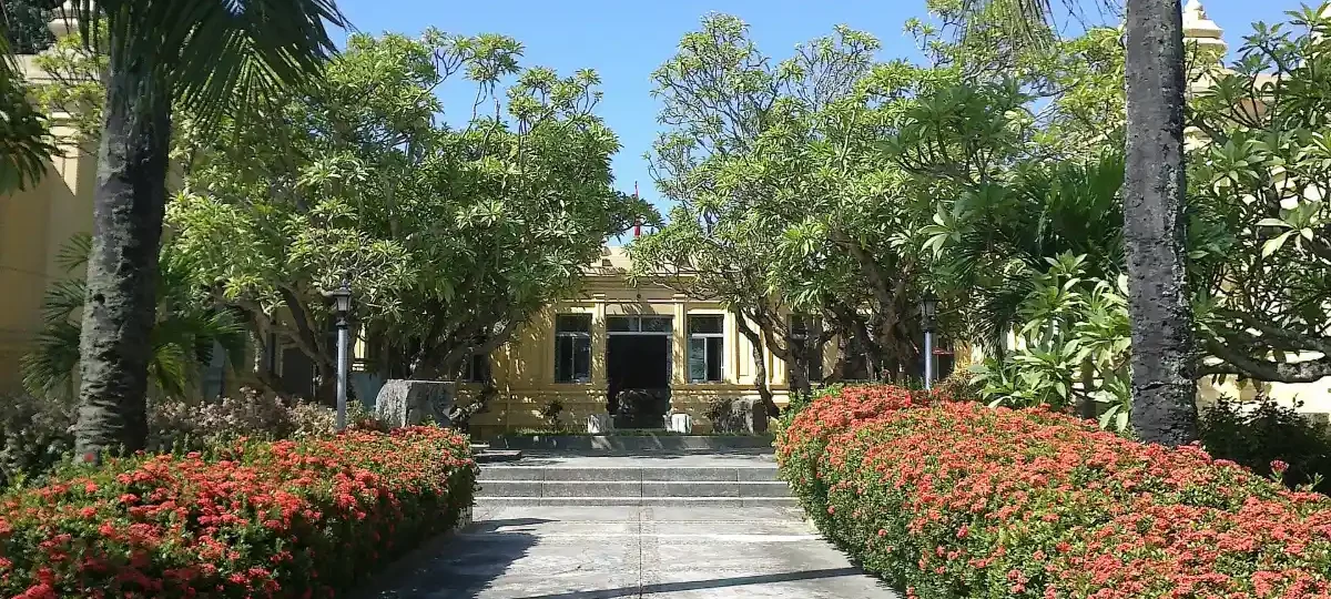 French-colonial building of the Museum of Cham Sculpture, Da Nang