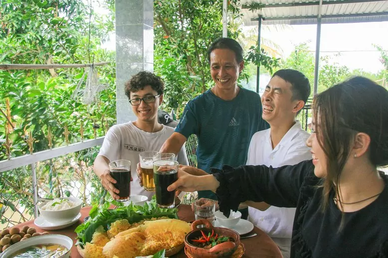 Lunch at a local home