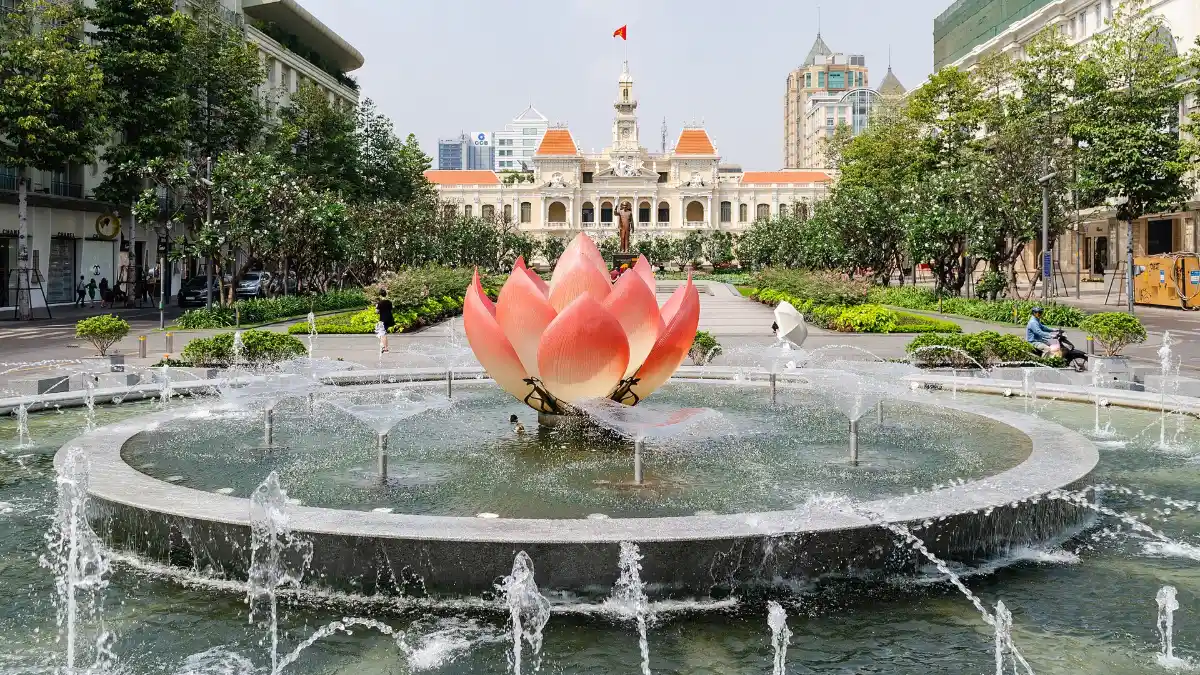 Nguyen Hue Walking Street, Saigon Nguyen Hue walking street in District 1, Ho Chi Minh City
