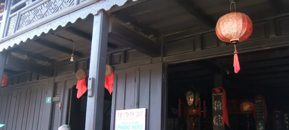 Facade of Phung Hung Old House near the Japanese Bridge, Hoi An