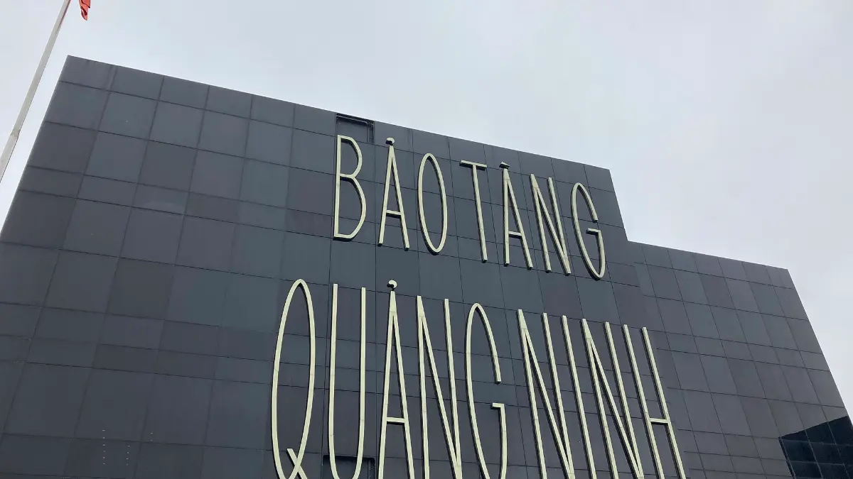 Quang Ninh Museum, Ha Long City Black mirrored facade of the Quang Ninh Museum in Ha Long City