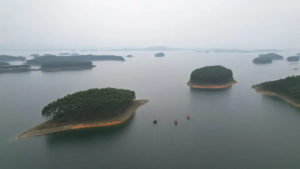 Islands of Thac Ba Lake