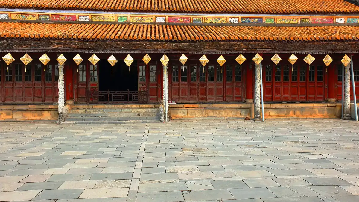Thai Hoa Palace, Hue Imperial City Thai Hoa Palace, the throne hall of the Hue Imperial City