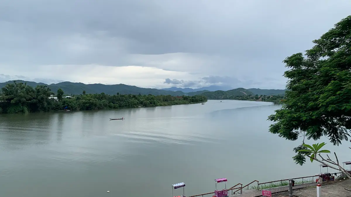 Thien Mu Pagoda Grounds, Hue Grounds of Thien Mu Pagoda above the Perfume River, Hue