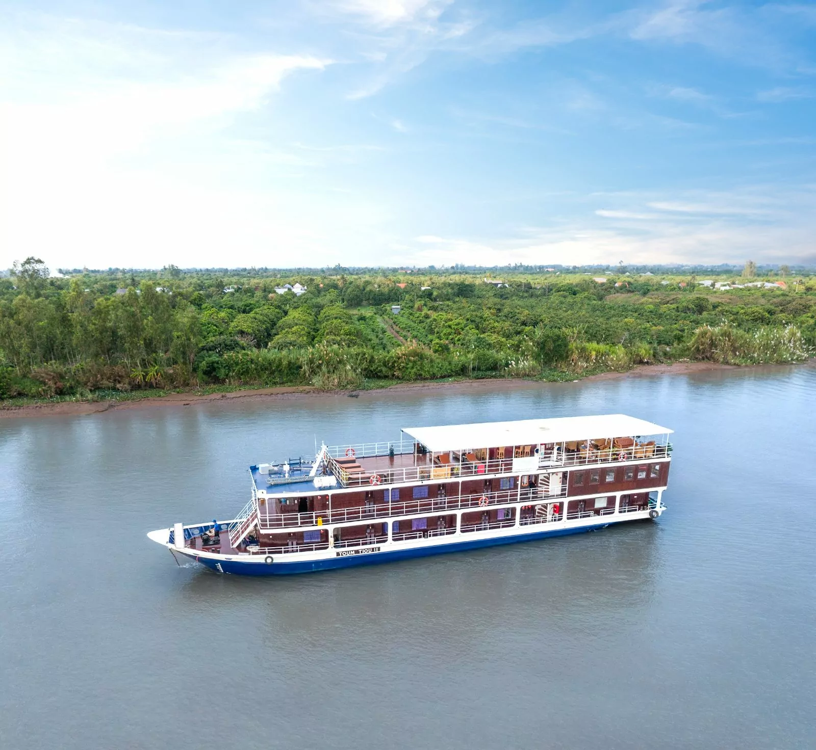 Toum Tiou II Cruise 9 Days: Saigon – Siem Reap Discovery Mekong Cruise